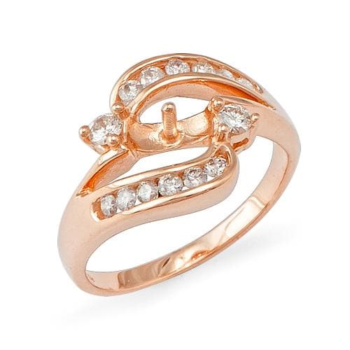 Pick-a-Pearl Ring in Rose Gold with Diamonds - Maui Divers Jewelry