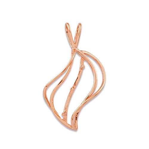 Pick-a-Pearl Waterfall Pendant in Rose Gold - Maui Divers Jewelry
