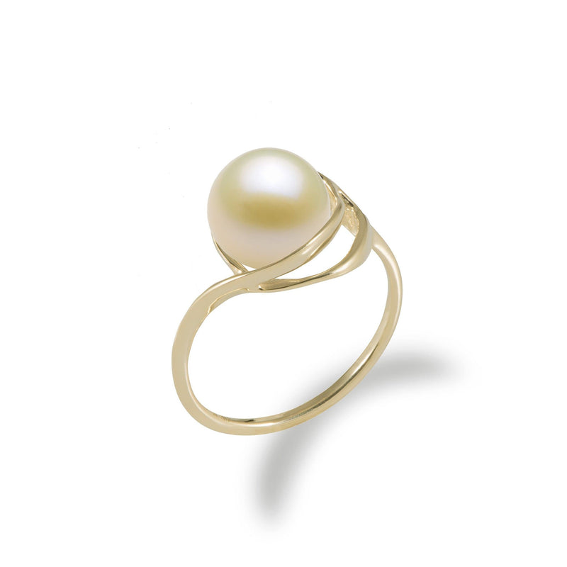 Golden White Pearl Ring at Rs 2200/piece in Jaipur | ID: 25438880373