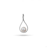 Pick A Pearl Pendant in White Gold with White Pearl - Maui Divers Jewelry