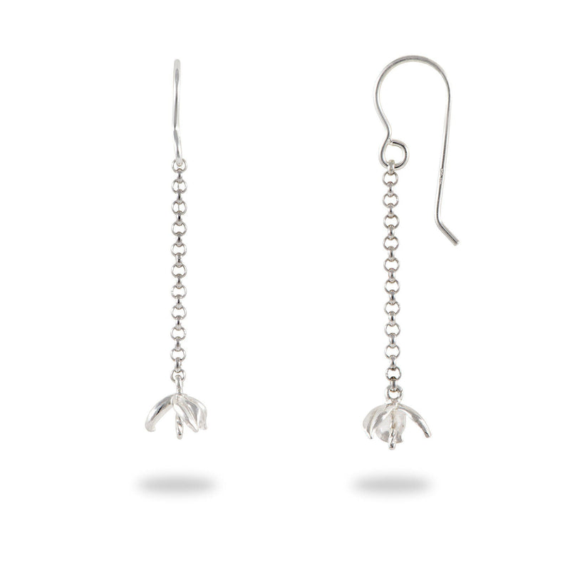 Pick-a-Pearl Maile Earrings in Sterling Silver - Maui DIvers Jewelry