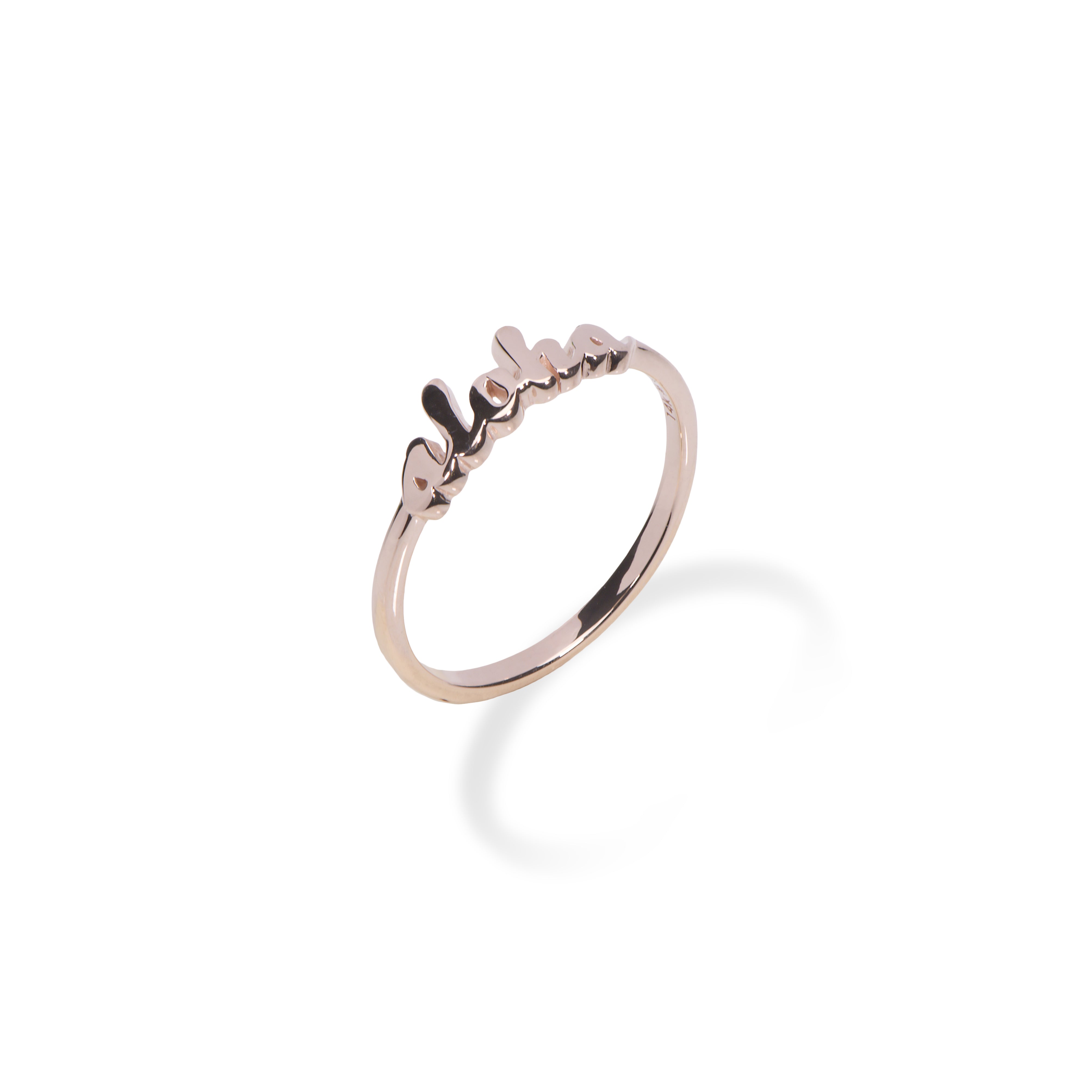 Aloha Ring in Rose Gold - Maui Divers Jewelry