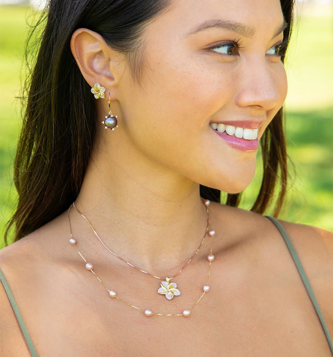 Divers Ewelry Maui Divers Jewelry Near Me Plumeria Mother Of Pearl