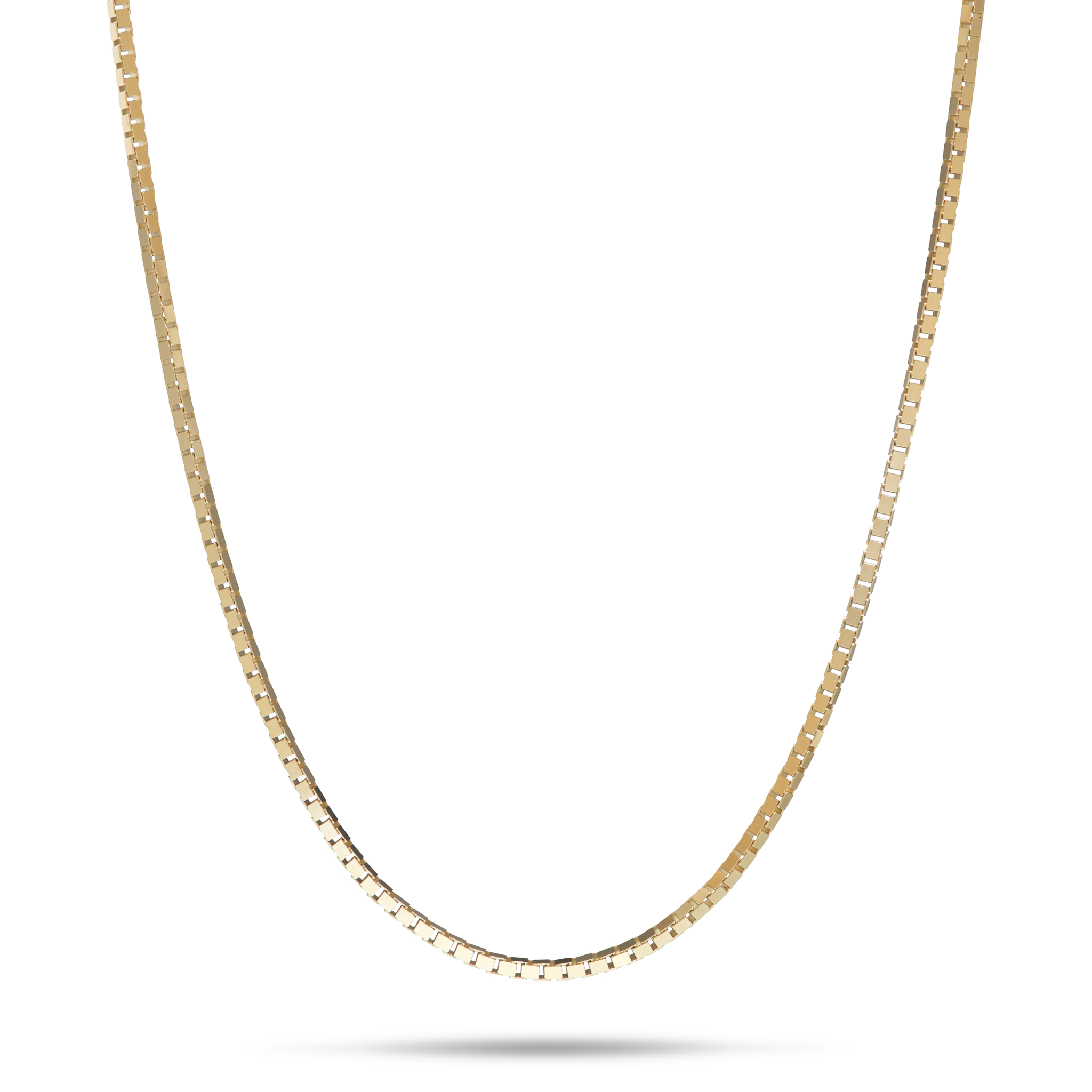 .0mm Box Chain in Gold