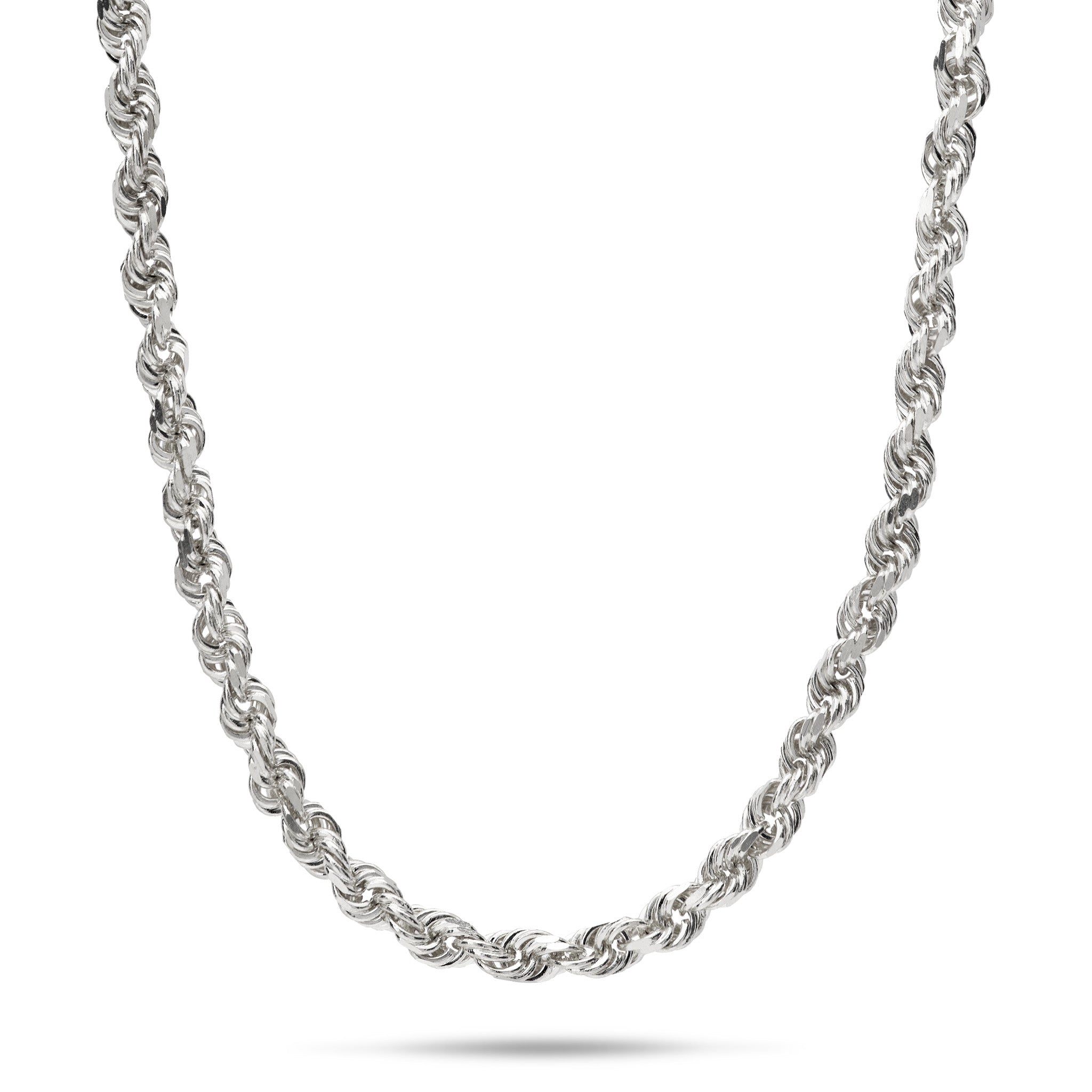 2.5mm Rope Chain in 14k White Gold