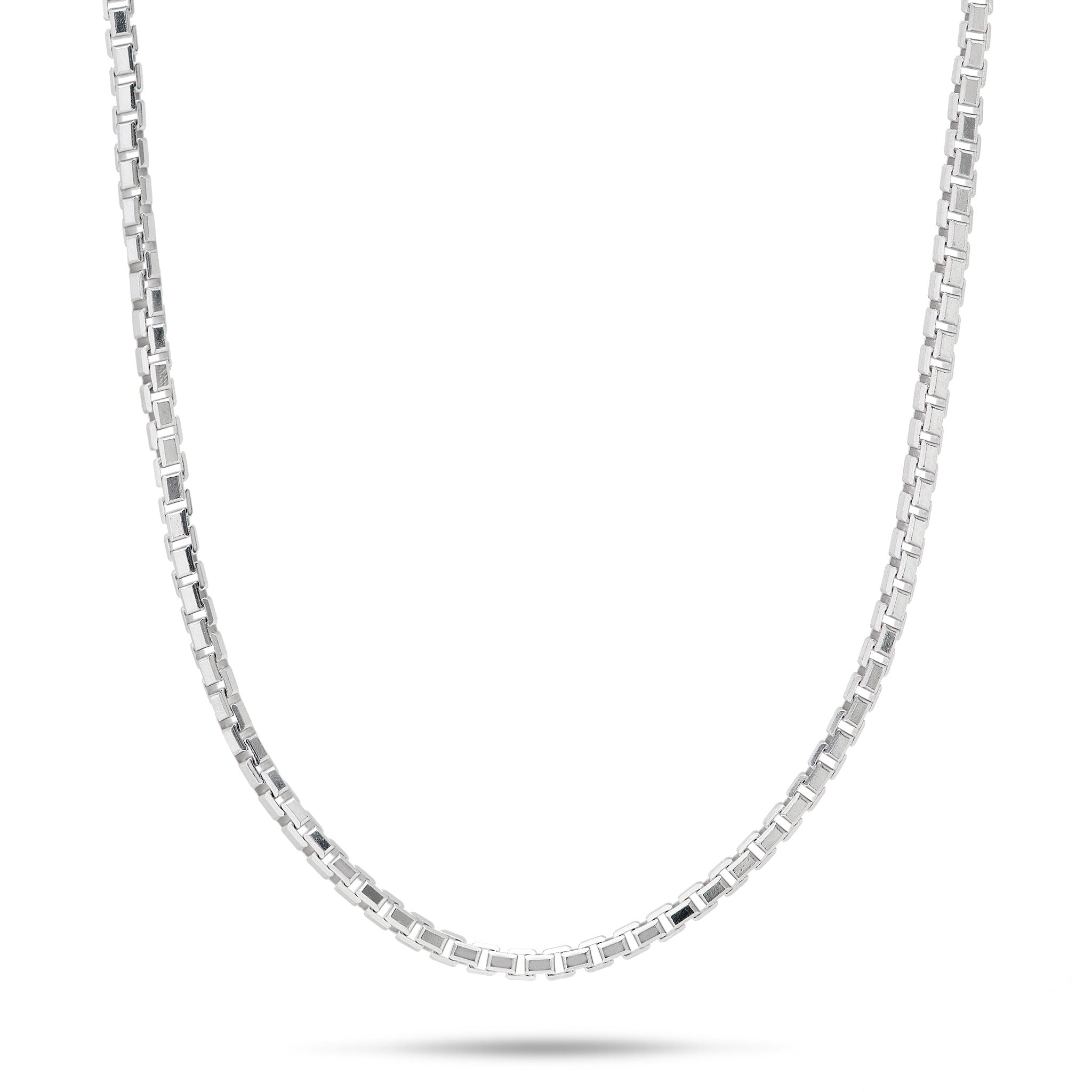 1.5mm Round Box Chain in Sterling Silver