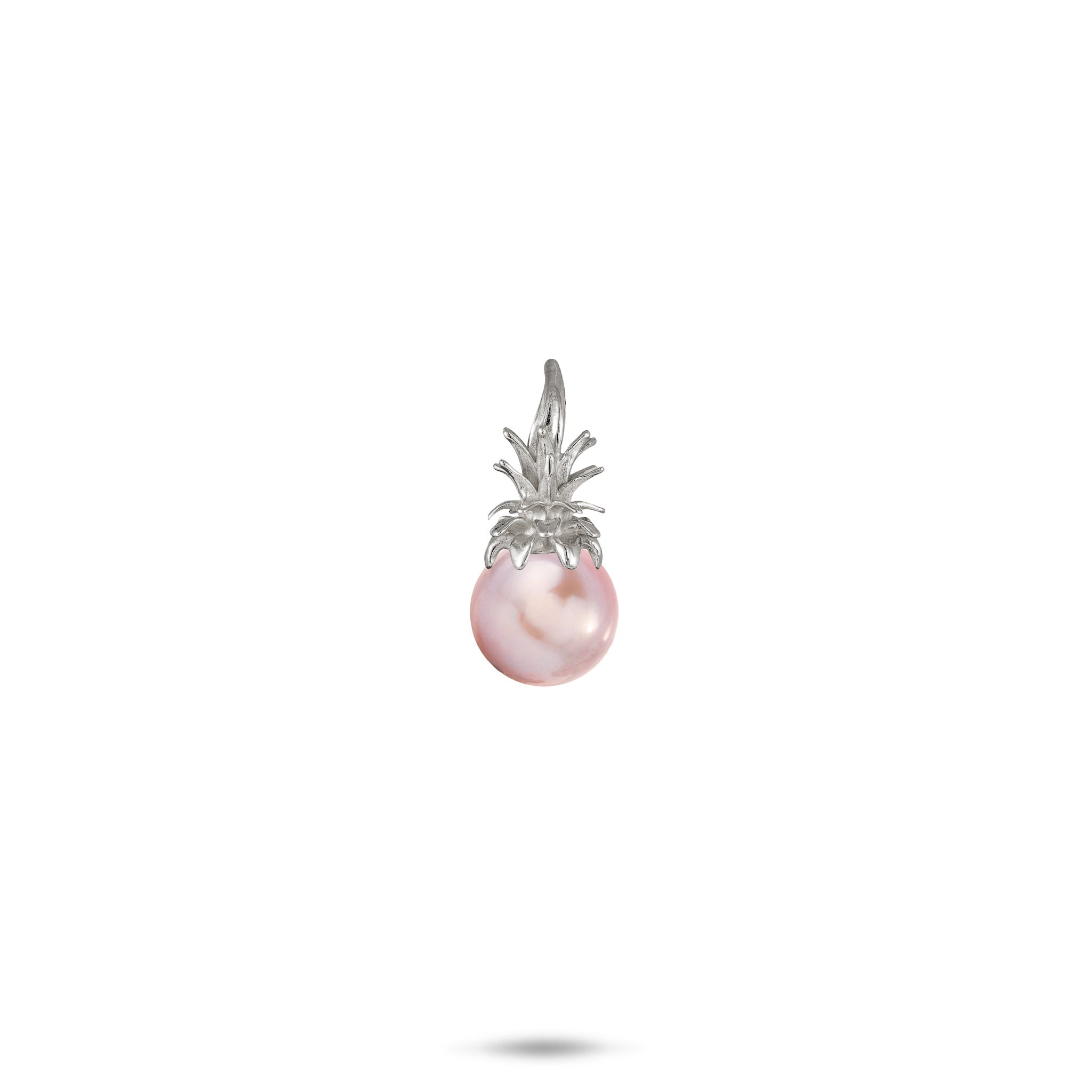 Pick A Pearl Pineapple Pendant in White Gold - 12mm