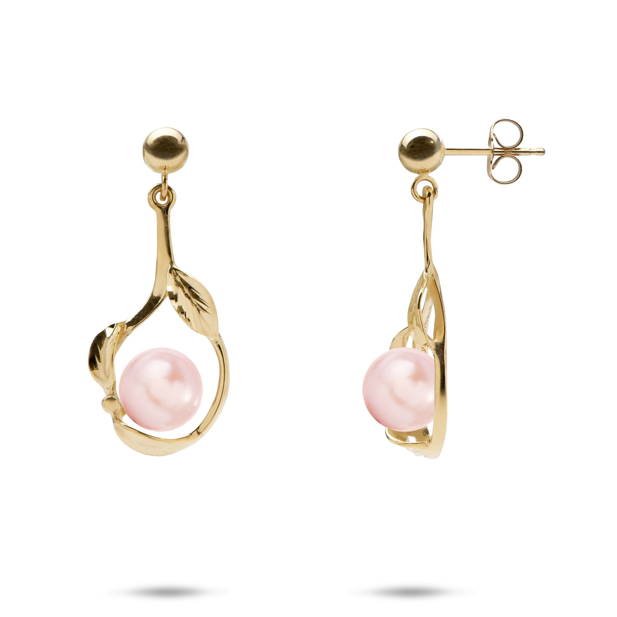 Pick A Pearl Maile Earrings in Gold - 23mm