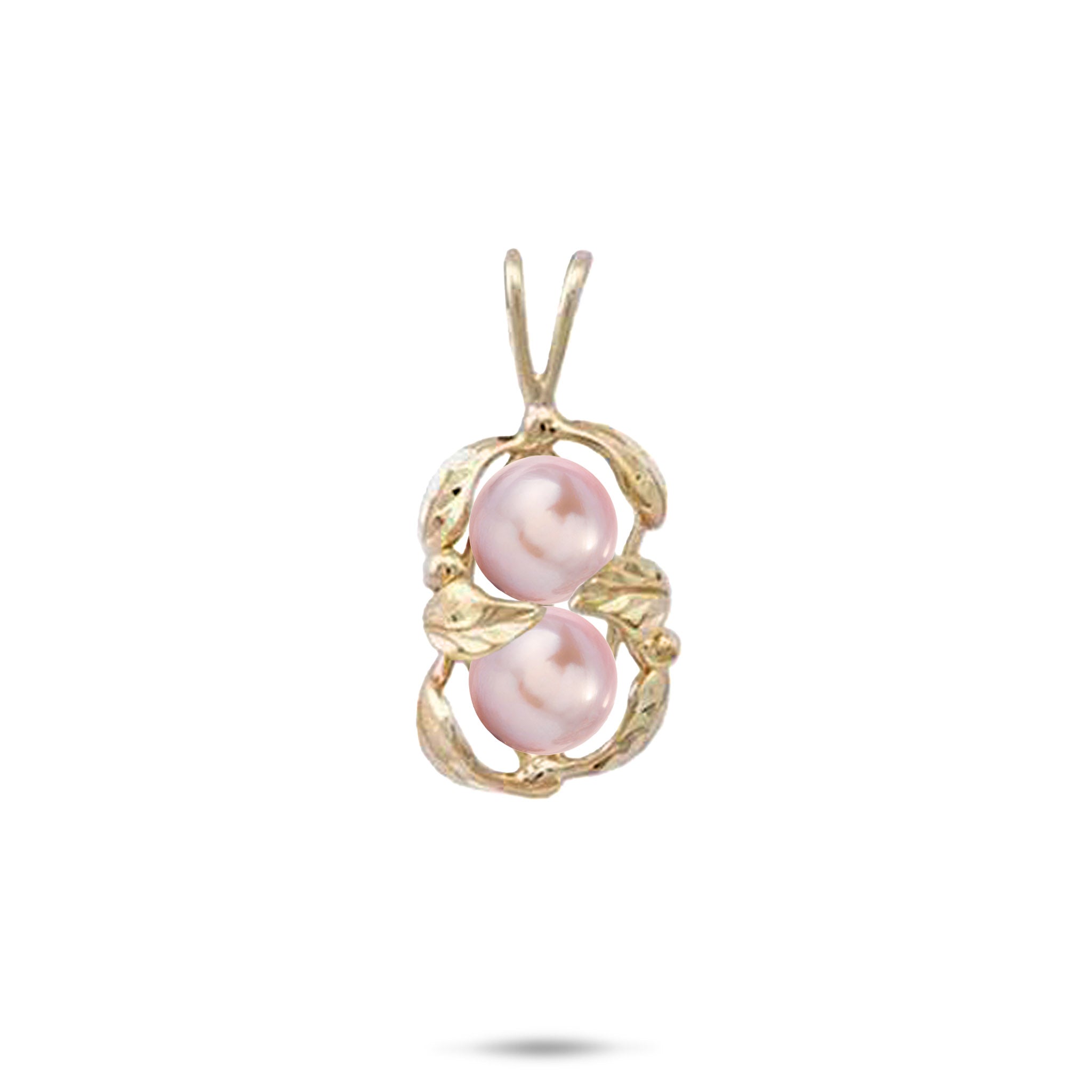Pick A Pearl Maile Pendant in Gold - 18mm