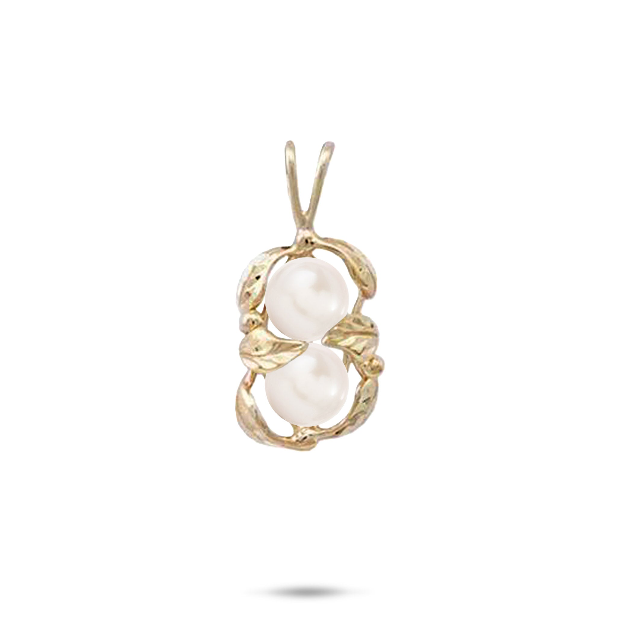 Pick A Pearl Maile Pendant in Gold - 18mm