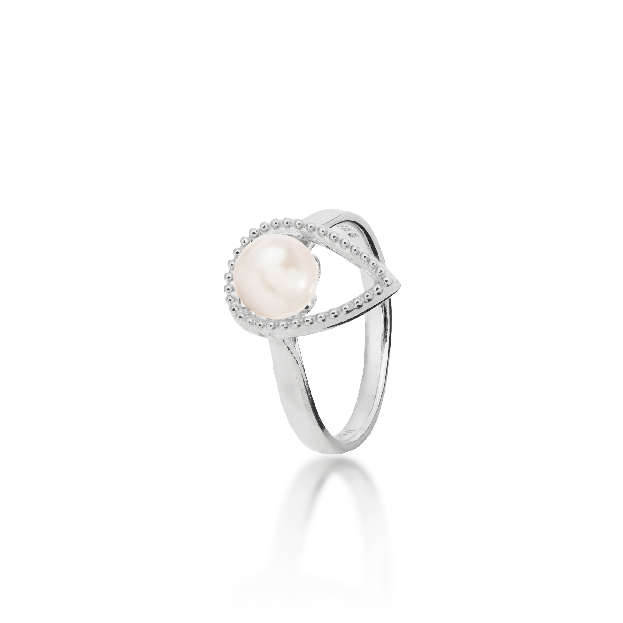 Pick A Pearl Teardrop Ring in Sterling Silver